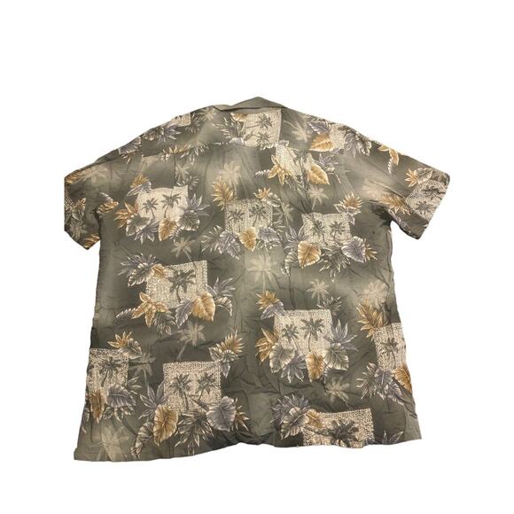 Campia Shirt Style Hawaiana 100% Rayón Size XL Easy Care Floral - Picture 2 of 5